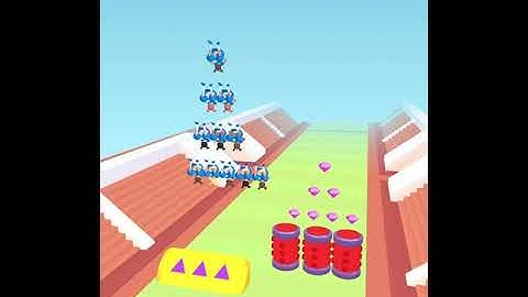 Cheerleader Run 3D 😁🌈😈 Game Walkthrough - GamePlay All Levels [ iOS / Android ] New Game!!