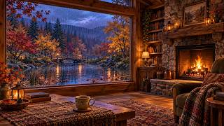 Herbst am Kamin 🍂 Autumn Hearth | 2h ruhige Musik & Cozy Rain