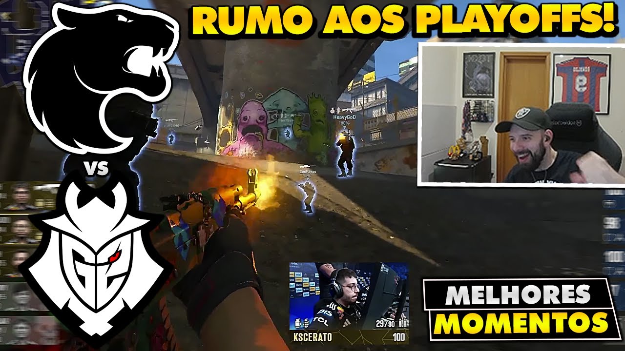 FURIA DA AULA DE CASCA GROSSA EM JOGO VALENDO PLAYOFFS! Melhores Momentos: FURIA vs G2 - IEM CHENGDU