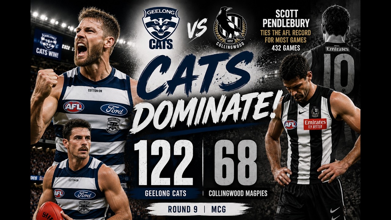 A Yank on the Footy looks at the Cats/Pies game from Rd. 9. Congratulations to Scott Pendlebury!