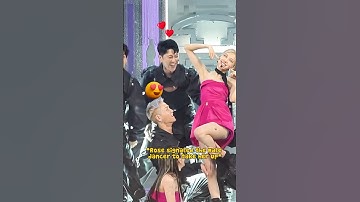 Cute Interactions Between Rosé And The Dancers 🤩🤩 #shorts #blackpink #rose