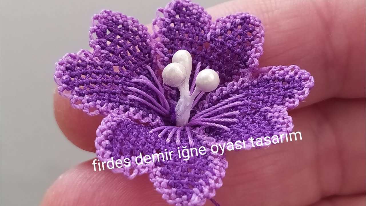 678- SEVGİLİLER GÜNÜNE ÖZEL ❤️❤️ KALPLİ İGNE OYASI MODELİ ANLATIMLI YAPILIŞI