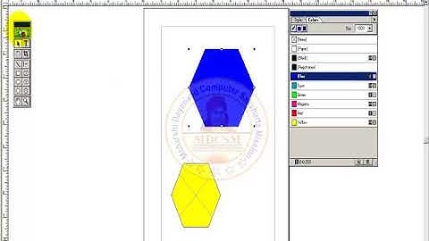 PageMaker Colour Palette Tutorial In Hindi