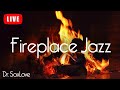 Fireplace Jazz ❤️ Mellow Smooth Jazz Saxophone for Chilling out with a Fireplace