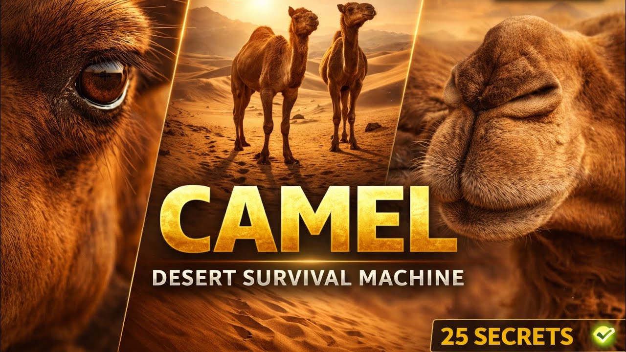 How Camels Survive the Desert (Humps, Water, Heat) | 4K HDR Documentary 