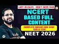 NEET 2026 Last 10 Days - Don't Miss This | Botany 11th &amp; 12th One Shot | NCERT Based Full Content