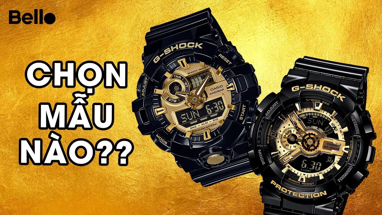 GA-110GB-1A Đồng hồ Casio G-Shock Nam chính hãng BẢO HÀNH 5 NĂM – Bello