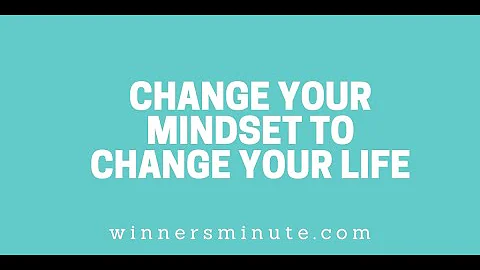Change Your Mindset to Change Your Life // The Winner's Minute With Mac Hammond