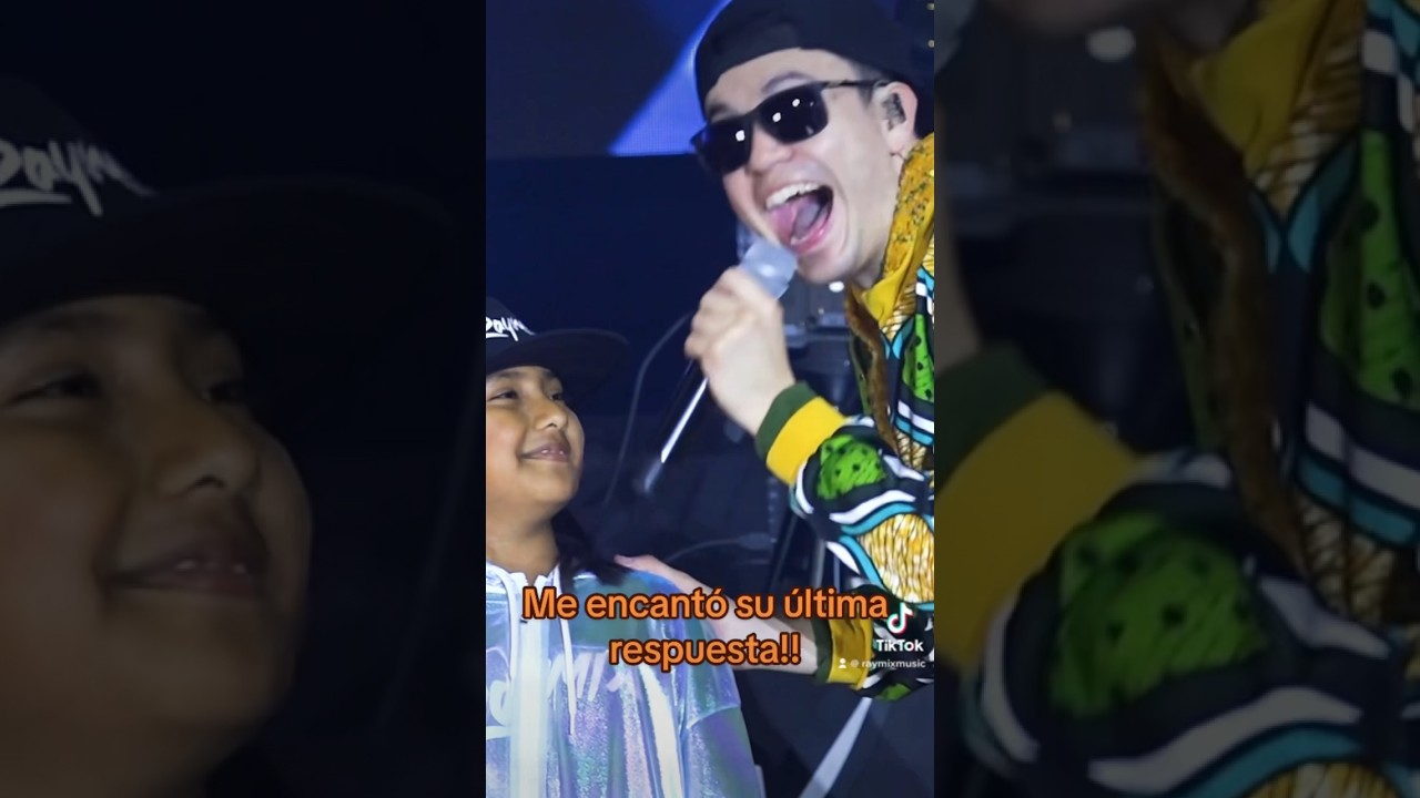 Mini Superfan de Raymix impresiona a todos con sus respuestas!