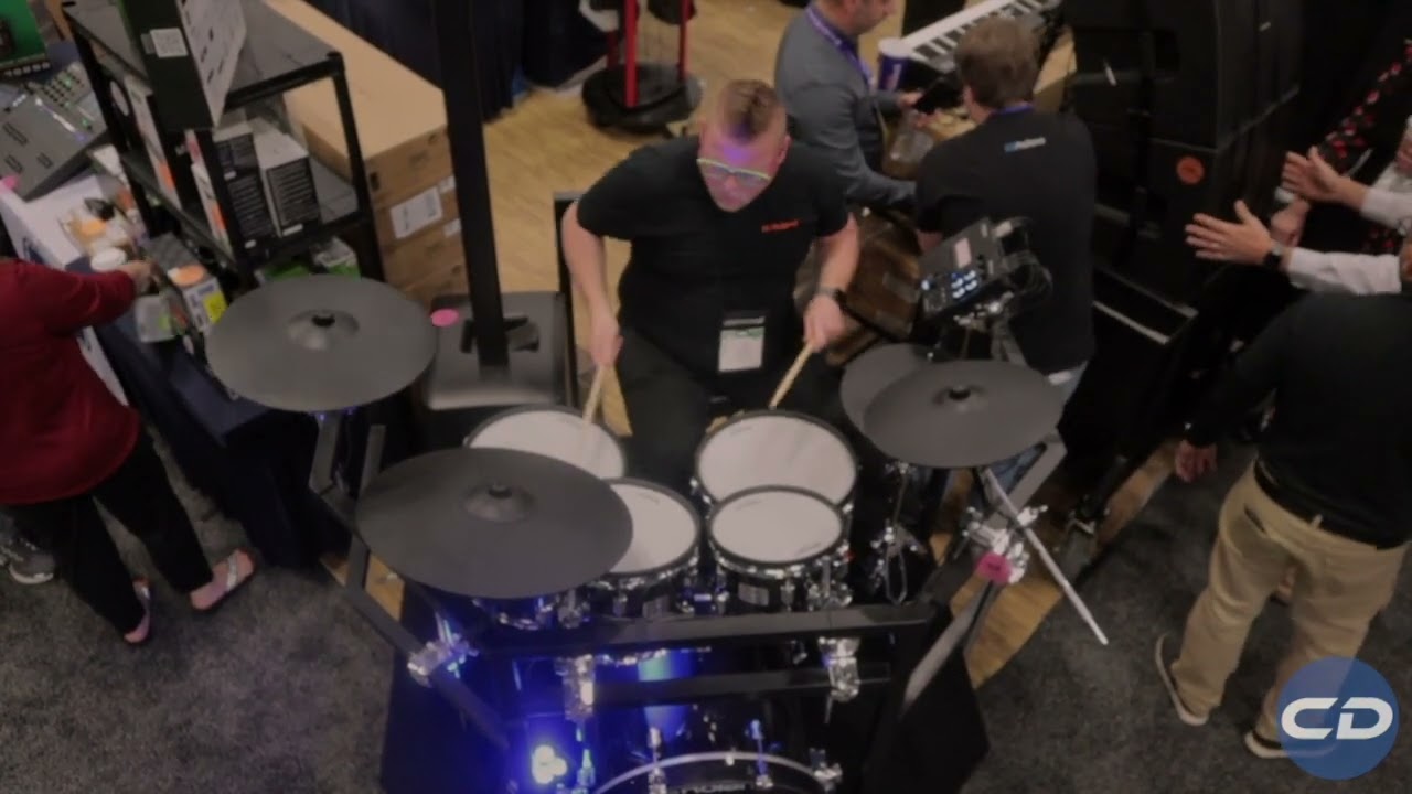 Drumset Cart by Corps Design® - Check out the range of motion!