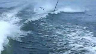 wakeboarding 360 fail