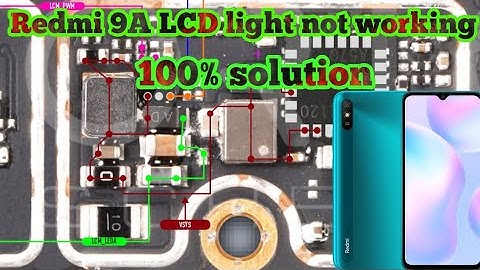 Redmi 9A Display light not working problem solution| 9A LCD light ways solution|#thesoilboy