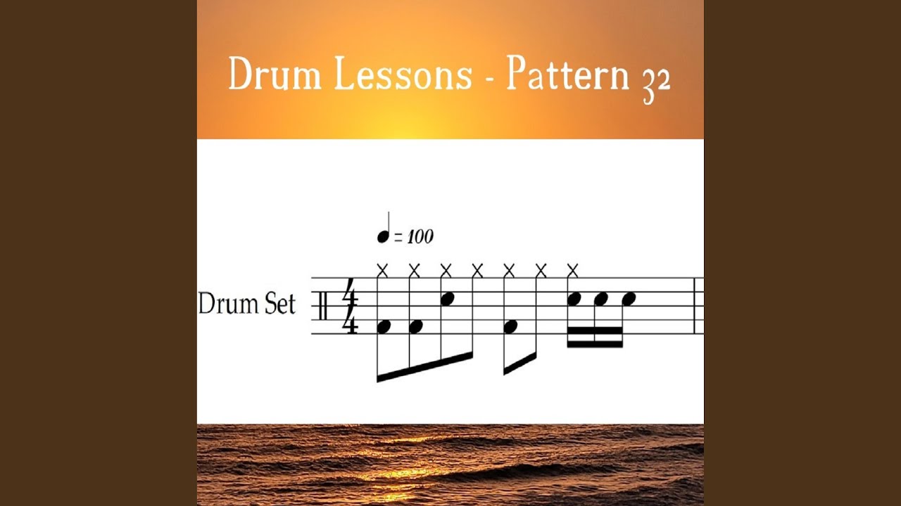 Drum Lessons - Pattern 32 (Loop 100) - YouTube