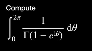 Improper integral involving  the Gamma function