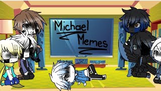 Sans Aus react to Michael Afton||Aus||Aftons||Glmv||Reacting