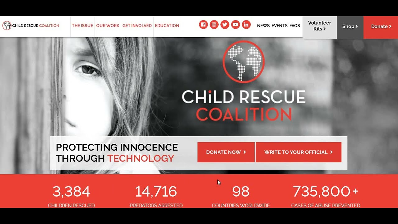 About 'Child Rescue Coalition' Protecting Innocence. Learn More @https ...
