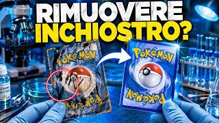 Removing ink from an Inked Pokémon card?!