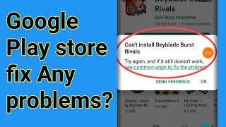 How to Fix can't install App in play store,how to Fix can't install send feedback problem solve screenshot 4