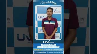 Sarvesh  Gurav | SAP ABAP ECC + S4HANA | Successfully Completed Course at UV Technocrats