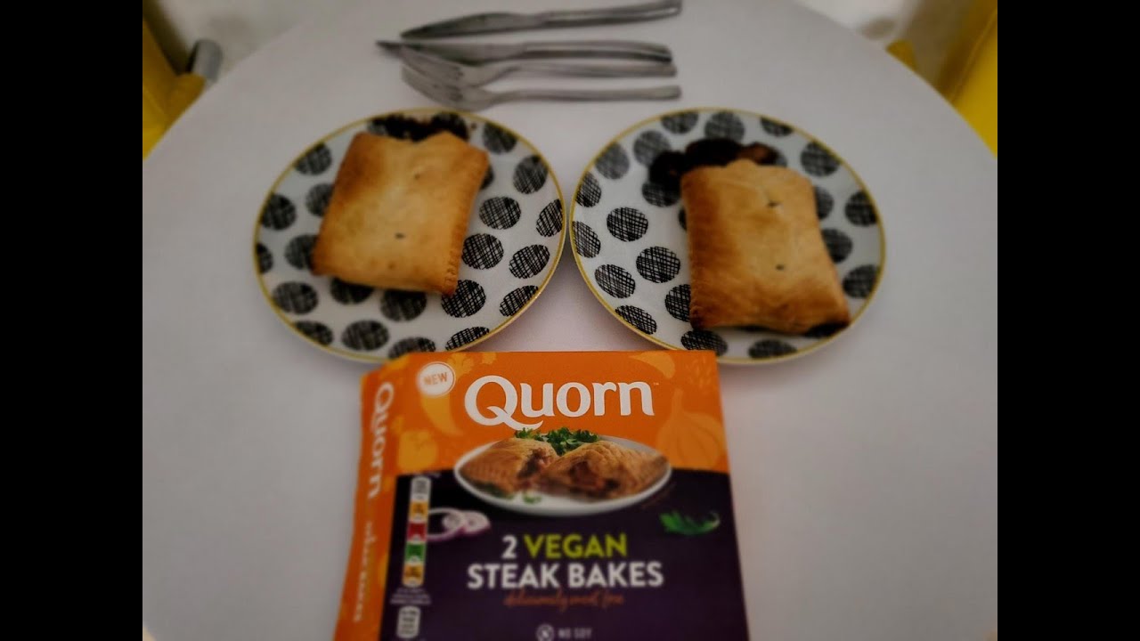 Quorn Vegan Steak Bakes 300G £2.00 on Clubcard Tesco - YouTube