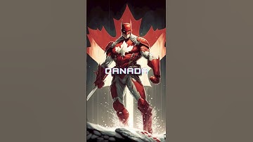 Asking Ai to Create a Super Hero for Every Country Part 1 #shorts #ai #marvel #art #hero #callofduty