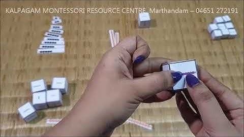 DO AT HOME Montessori Arithmetic Activity for Elementary Children - Addition Cube (Snake) Game