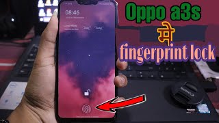 How to set oppo a3s fingerprint lock screen || new update oppo a3s 2019 screenshot 4