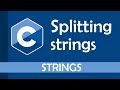 How to split strings in C (strtok)