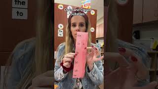 Open and closed syllables! #syllables #letters #lettersounds #phonics #abcs #scienceofreading Open And Closed Syllable Phonics Phonicsactivities Phonicsteaching Phonicsactivitybasedlearning