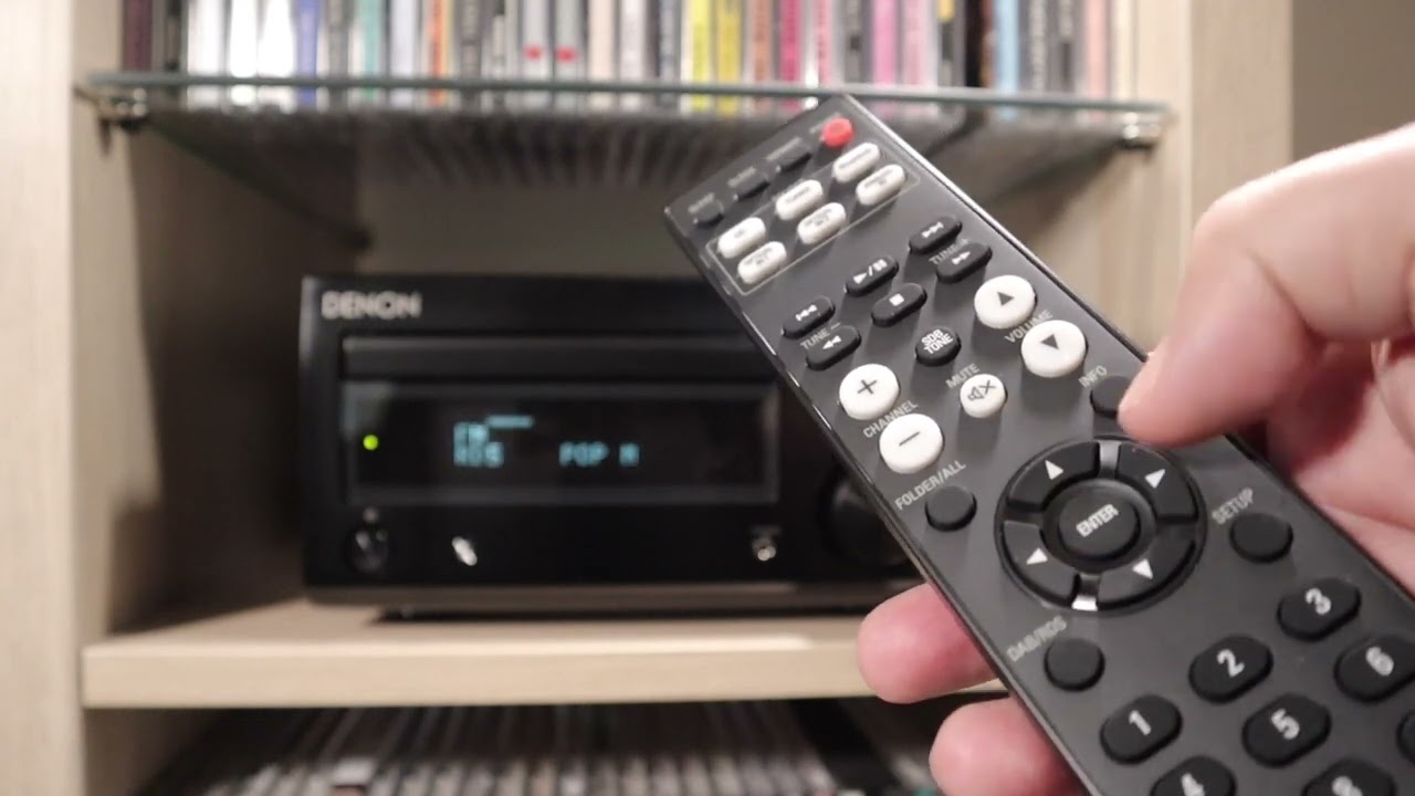Telecomando di ricambio RC-1214 adatto per ricevitore CD AV Denon RCD-M41 RCD-M41DAB RCD-M41-SP