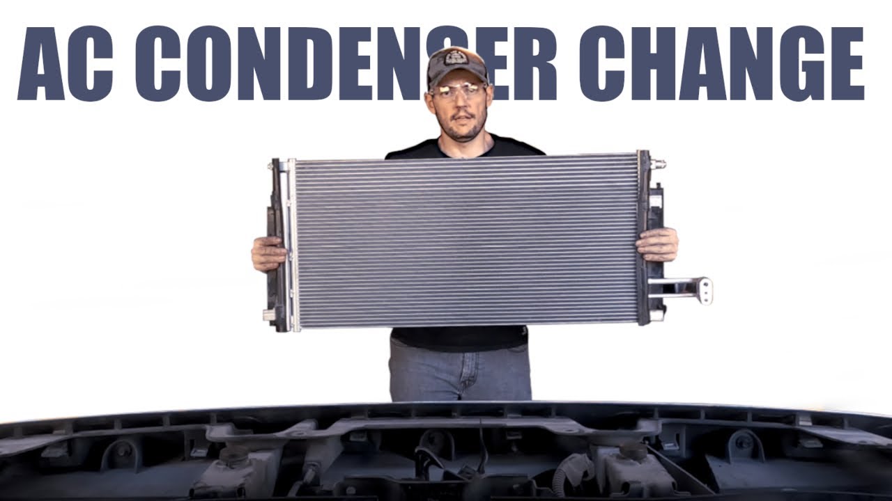 AC Condenser Replacement 2014 GMC Sierra - Silverado - Tahoe - Suburban