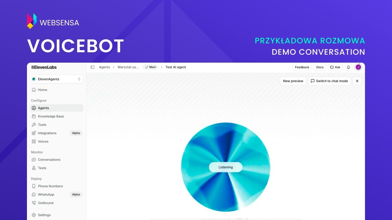Jak działa voicebot? Przykładowa rozmowa - YouTube