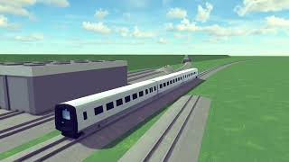 Testing Work-in-progress IC-3 Train from Herning train station. (Denmark)