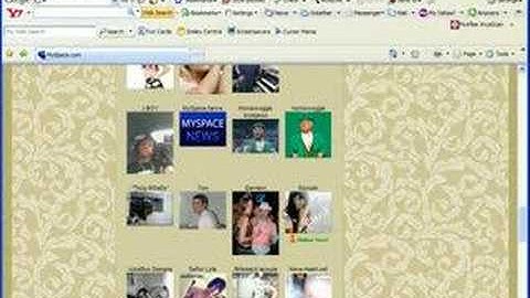 What I do on Myspace aka Cool layouts!