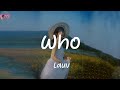 Who (feat. BTS) - Lauv (Lyrics)