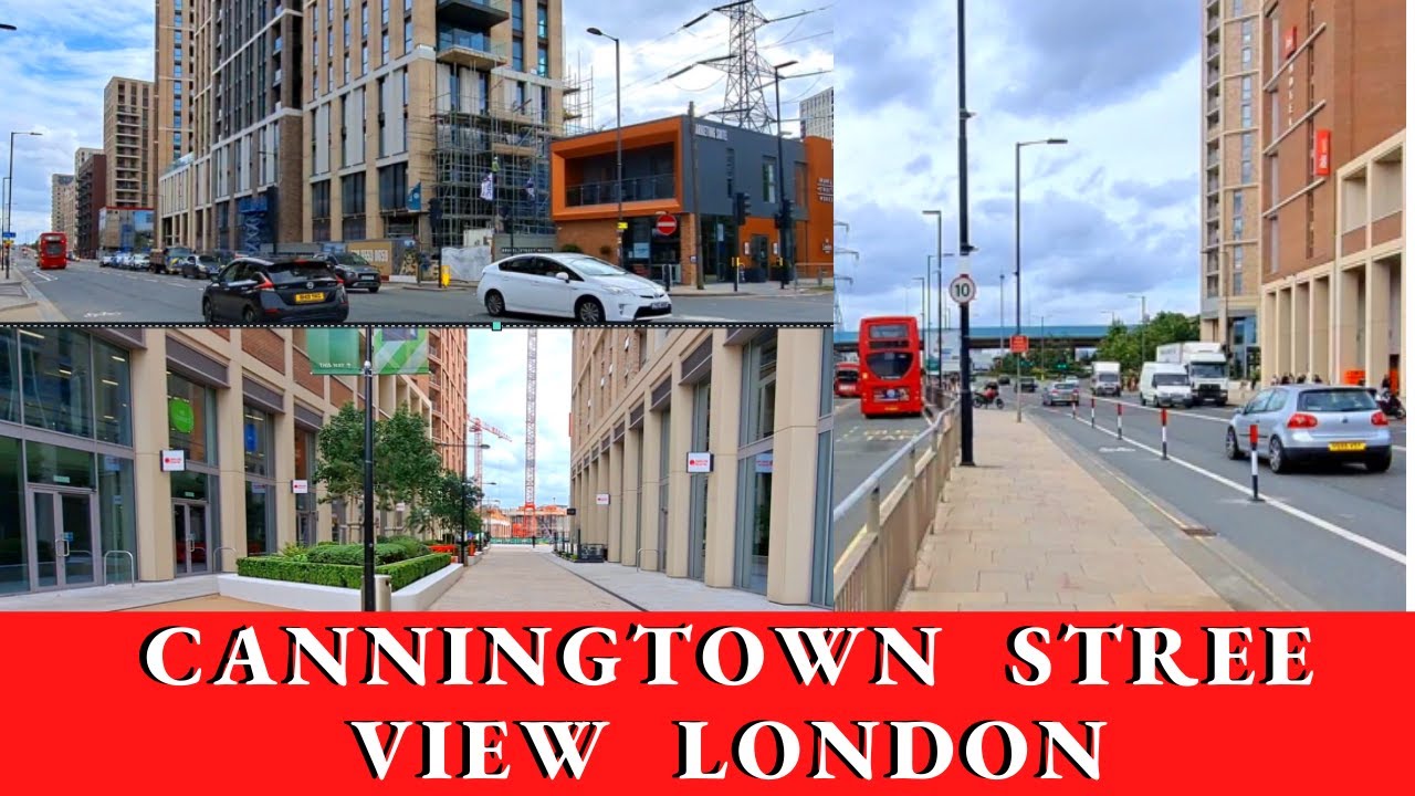 Canning Town Street Walking Video, Walking in Canning Town, East London, E16