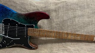 Jacobs Strat Multi Color Hand Made USA Guitar/ For Sale on eBay