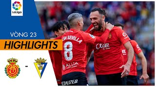 Highlights Mallorca - Cadiz | 2 quả penalty định đoạt trận đấu | Vòng 23 La Liga