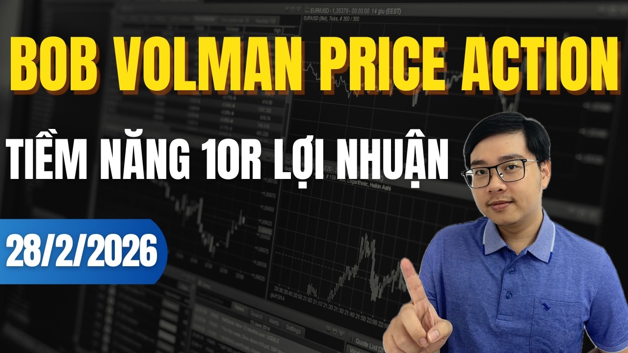 Đừng bỏ lỡ đà tăng của Vàng | Phân tích Vàng-Fx-Stock Bob Volman 28/2 - Nhật Hoài Trader