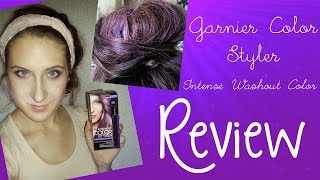 Garnier Color Styler Review & Demo (in shade Purple Mania)