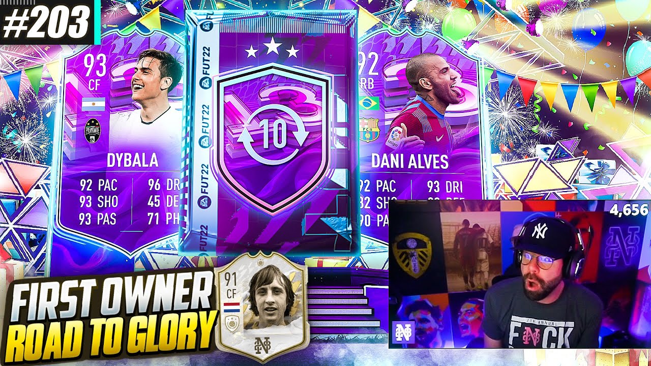 GUARANTEED FUT BIRTHDAY PACK!! & INSANE FUT BIRTHDAY TEAM 2!! - First Owner RTG 203 - FIFA 22