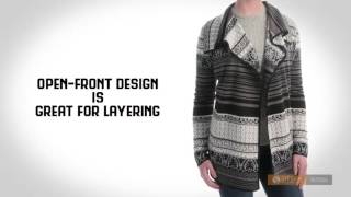 Icelandic Design Kiera Cardigan Sweater - Wool Blend (For Women)