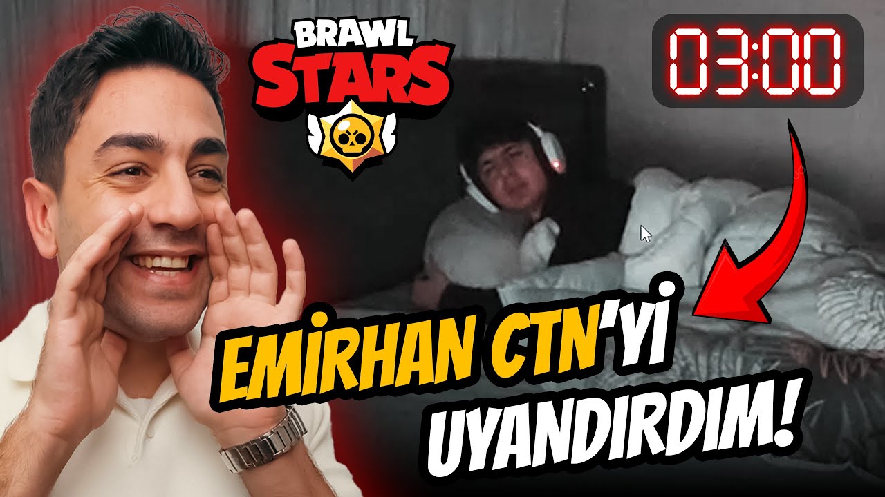 @EmirhanCTN‘Yİ GECE 3 TE UYANDIRIP BRAWL STARS OYNATTIM! (ÇİFT FACECAM)