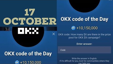 "17 October OKX Code of the Day | X Empire OKX Code Today”