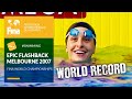 Leila vaziris world record at melbourne 2007  fina world championships