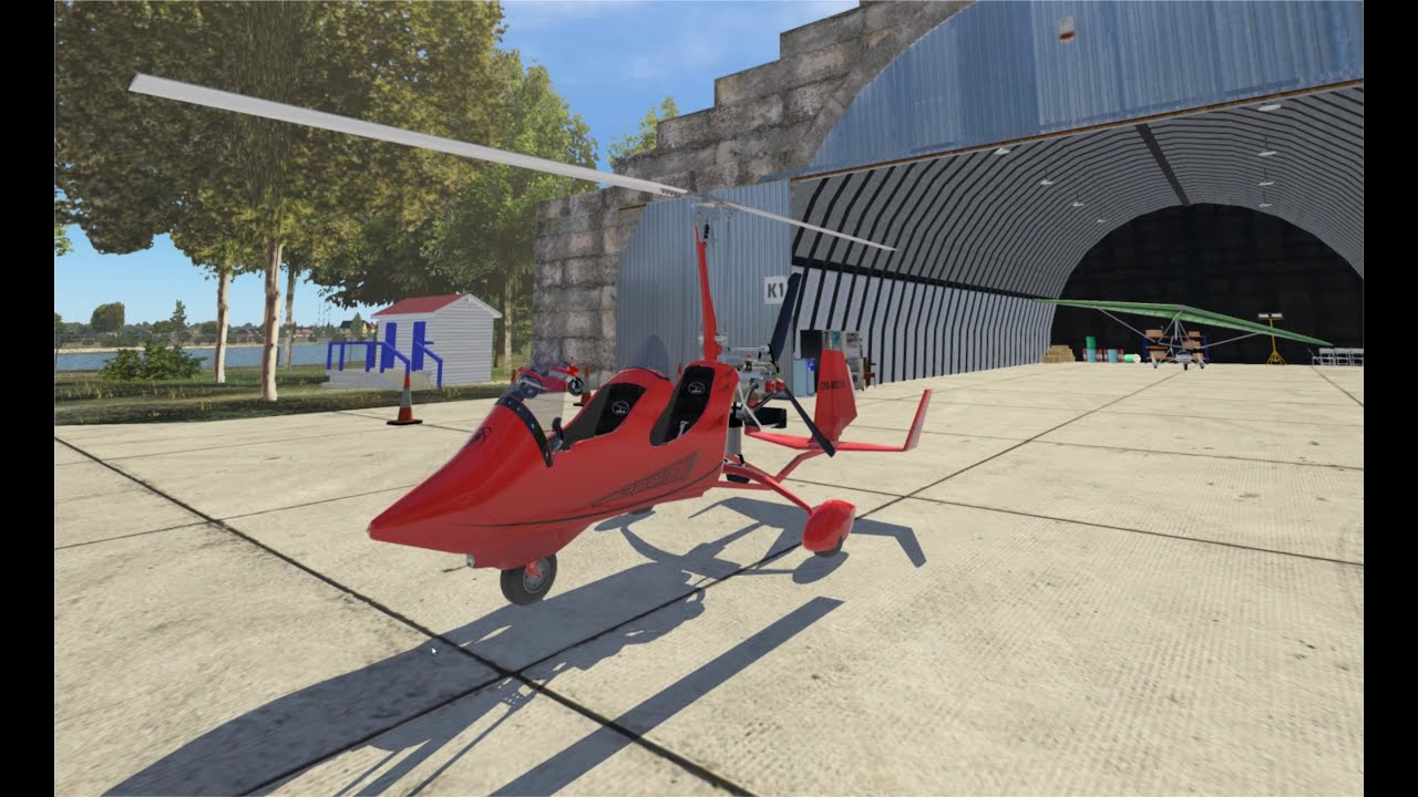 XPlane 11 ELA07S Gyrocopter custom update LHTL YouTube