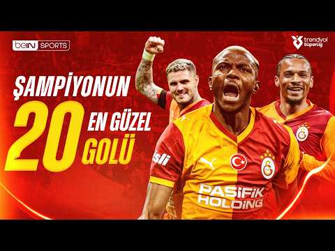 Şampiyon Galatasaray'ın En Güzel 20 Golü | Trendyol Süper Lig Sezonu 2025/2026 Sezonu