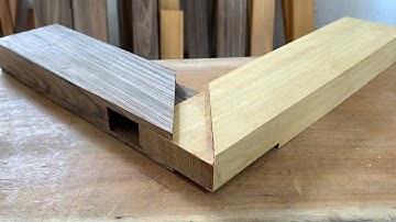 Perpendicular Mortise Joint - Interlocking Mortise & Tenon Joints - DIY Woodworking Projects