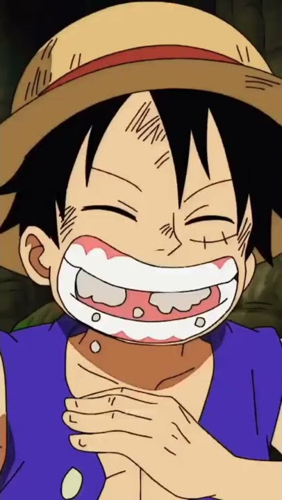 Luffy makan jamur ketawa