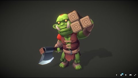 Orc Peon Preparation - 3d Modeling Timelapse